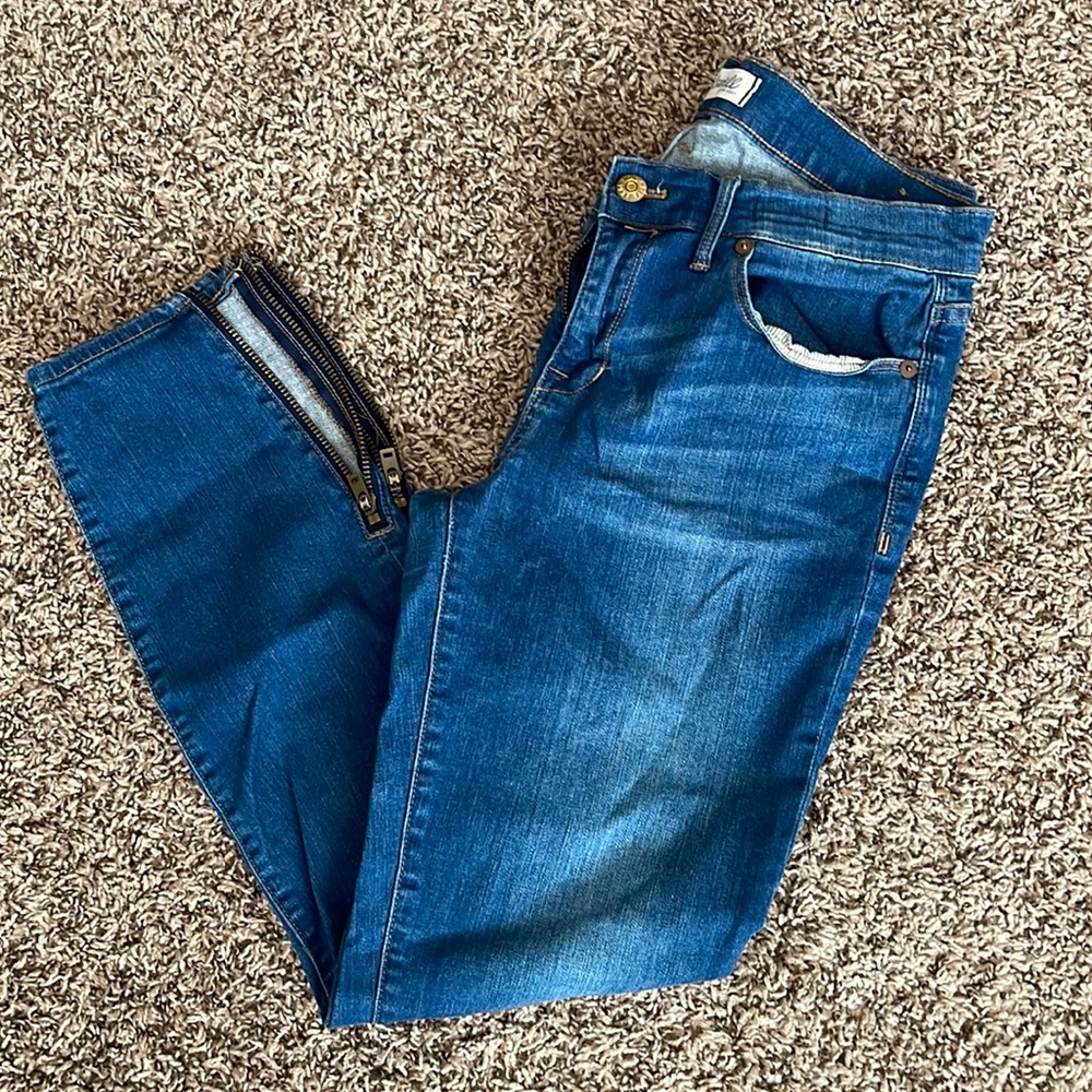 Madewell Skinny 29 Zip Ankle